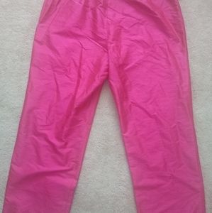 NWT Nine West beautiful 100% silk cropped pant
